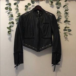 Free People Leather Jacket